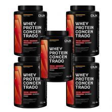 Kit 5X Whey Protein Concentrado - 900g Butter Cookies - Dux Nutrition