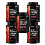 Kit 5X Whey Protein Concentrado - 900g Chocolate Branco - Dux Nutrition