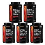 Kit 5X Whey Protein Concentrado - 900g Doce De Leite - Dux Nutrition