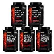 Kit 5X Whey Protein Concentrado Party - 900g Beijinho - Dux Human Health