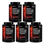 Kit 5X Whey Protein Concentrado Party - 900g Beijinho - Dux Human Health