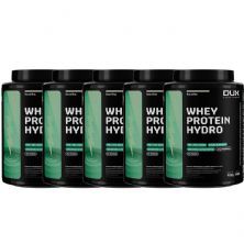 Kit 5X Whey Protein Hydro - 900g Baunilha - Dux Nutrition