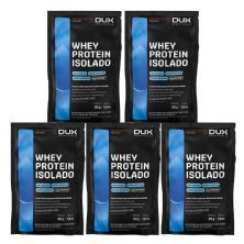 Kit 5X Whey Protein Isolado - 1 Sach� 27g  Chocolate - Dux Nutrition