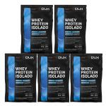 Kit 5X Whey Protein Isolado - 1 Sach� 27g  Chocolate - Dux Nutrition