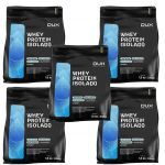 Kit 5X Whey Protein Isolado - 1800g Refil Baunilha - Dux Nutrition