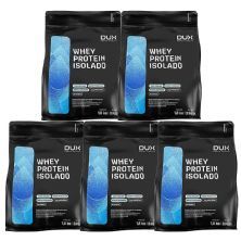Kit 5X Whey Protein Isolado - 1800g Refil Coco - Dux Nutrition
