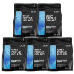 Kit 5X Whey Protein Isolado - 1800g Refil Coco - Dux Nutrition