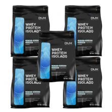 Kit 5X Whey Protein Isolado - 1800g Refil Cookies - Dux Nutrition