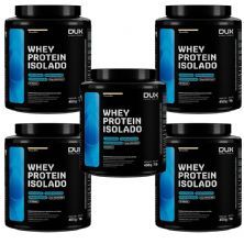 Kit 5X Whey Protein Isolado - 450g Baunilha - Dux Nutrition