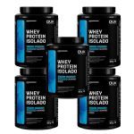 Kit 5X Whey Protein Isolado - 450g Coco - Dux Nutrition