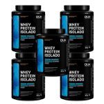 Kit 5X Whey Protein Isolado - 450g Doce de Leite - Dux Nutrition