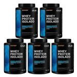 Kit 5X Whey Protein Isolado - 900g Caramelo Salgado - Dux Human Healt