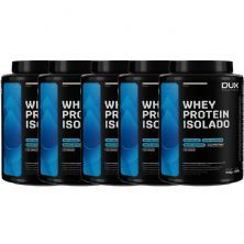Kit 5X Whey Protein Isolado - 900g Coco - Dux Nutrition