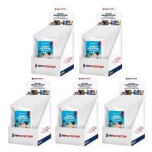 Kit 5X Whey Protein Zero Lactose - 10 Sach�s 33g Cookies And Cream - Newnutrition
