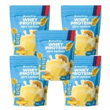Kit 5X Whey Protein Zero Lactose - 900g Refil Mousse de Maracuja - NewNutrition