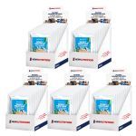 Kit 5X Whey Protein Zero Lactose All Natural - 10 Sach�s 30g Baunilha - NewNutrition
