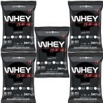 Kit 5X Whey Turbo - 907g Refil Chocolate - Black Skull