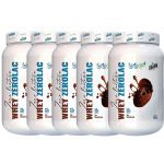 Kit 5X Whey ZeroLac - 900g Chocolate Dark - Shark Clinic