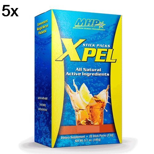 Kit 5X Xpel - 20 Sach�s 134g Abacaxi com Coco - MHP