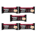 Kit 5X YoPRO - 1 Barra 55g Morango com Chocolate Branco - Nutrata