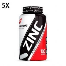 Kit 5X Zinc - 100 C�psulas - BodyAction