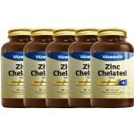 Kit 5X Zinc Chelated 28mg - 90 C�psulas - Vitam�nLife
