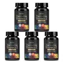 Kit 5X Zinco e Vitamina E - 60 C�psulas - Bioklein