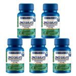 Kit 5X Zinco Quelato - 30 C�psulas - Catarinense Nutri��o