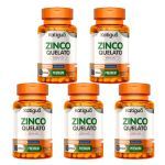 Kit 5X Zinco Quelato - 60 C�psulas - Katigu�