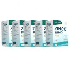 Kit 5X Zinco Quelato - 60 Comprimidos - Lauton Nutrition