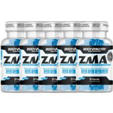 Kit 5X ZMA Body Power Cromo Picolinato - 60 C�psulas - Body Nutry