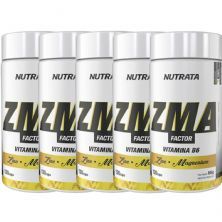 Kit 5X ZMA Factor - 120 C�psulas - Nutrata