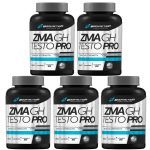 Kit 5X ZMA GH Testo Pro - 30 C�psulas - Body Action