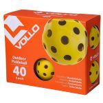 Kit 6 Bolas Pickleball 40 Furos - Vollo Sports