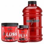 Kit 8 Loss Powder 200g Lim�o + Dexa Drine 60 C�psulas + Gal�o Vermelho 2,2 litros - IntegralMedica