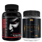 Kit Black Demon Thermo 60 C�psulas + Creatina Monoidratada 100g - Intlab
