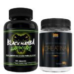 Kit Black Mamba Hardcore 60 C�psulas + Creatina Monoidratada 100g - Intlab
