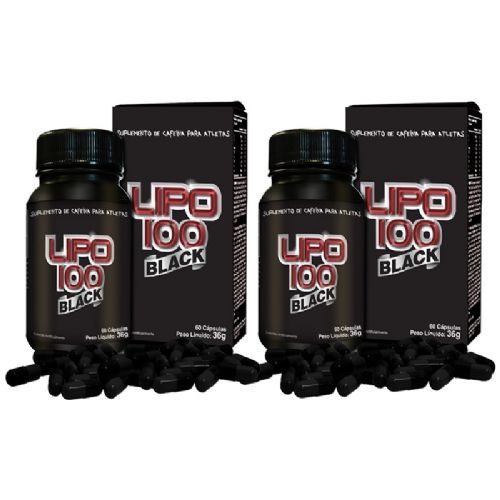 Kit 2  Lipo 100 Black - 60 C�psulas - Intlab