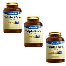 Kit com 3 - Triple Efas Omega 3 6 9 - 60 C�psulas - VitaminLife