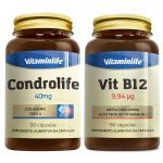 Kit 2X Kit Condrolife 30 C�psulas + Vit B12 60 C�psulas - Vitaminlife