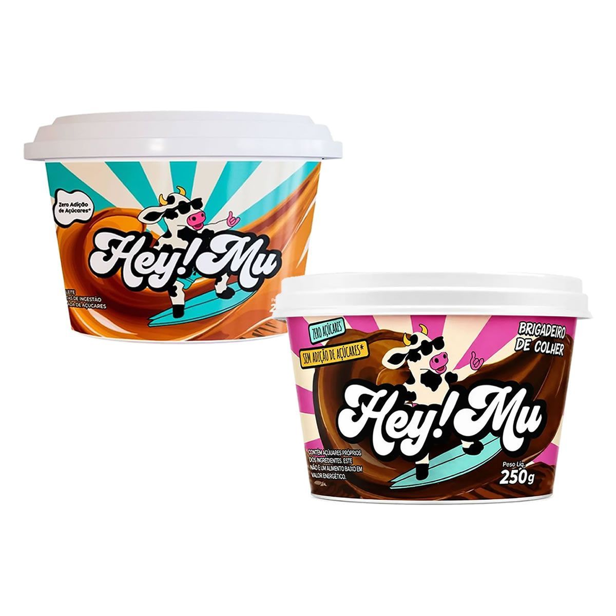 Kit Doce de Leite 250g + Brigadeiro de Colher 250g - Hey! Mu