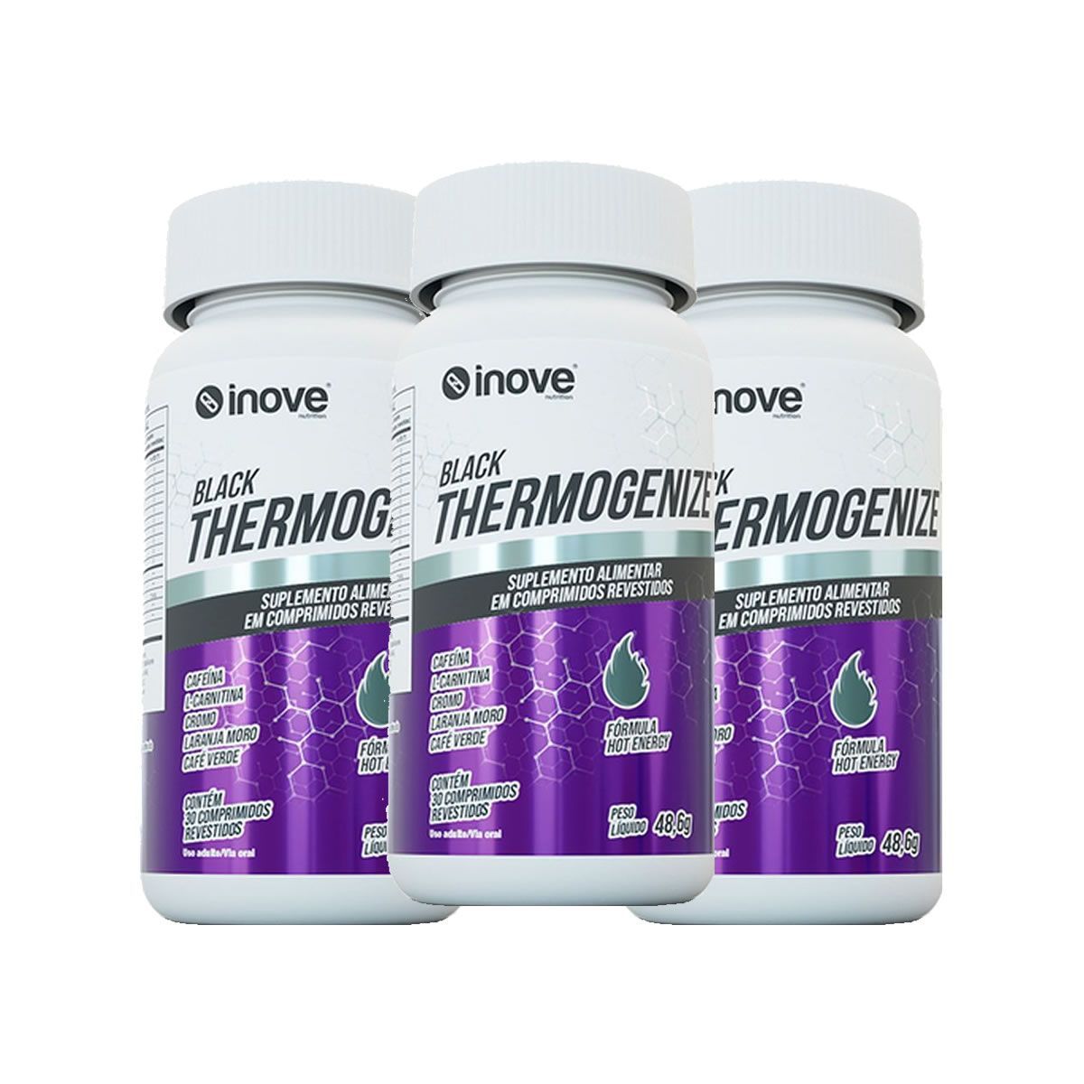 Kit Energia e Defini��o - 3X Thermogenize Femme - 60 C�psulas - Inove Nutrition