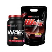 Kit Giant Whey 2Kg Refil + Giant Whey 908g - Morango - Bodybuilders