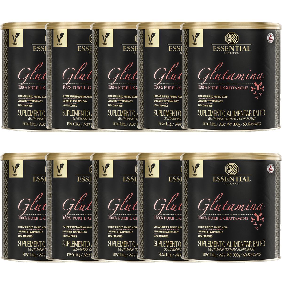Kit Glutamina - 300g - Essential Nutrition