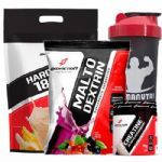 Kit - Hard Mass 3000g Banana com Ma�a + Malto Dextrin 1000g Guarana C/ A�a� + Creatine 70g + Coqueteleira - BodyAction