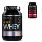 Kit Hiper Whey 900g Baunilha + BCAA 2400 60 Tabletes - Probi�tica