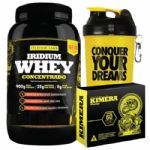 Kit Iridium Whey Baunilha 900g + Kimera Thermo - 60 comprimidos + Coqueteleira - Iridium Labs