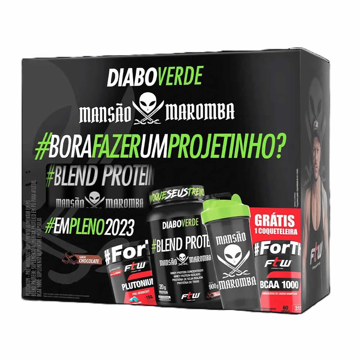 Kit Mans�o Maromba #BoraFazerUmProjetinho - Chocolate - FTW