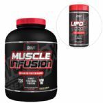 Kit Muscle Infusion - 2268g Baunilha + Lipo 6 Black Powder Brazil - Blue Rasp 120g  Nutrex