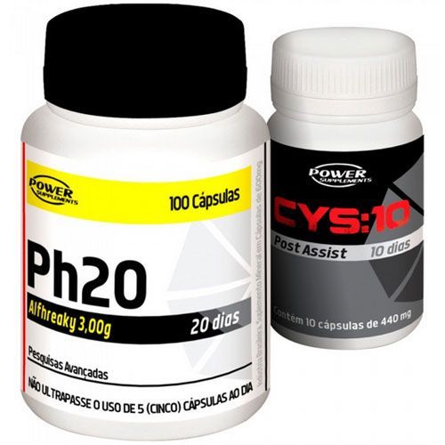 Kit Ph20 + CYS:10 - 100 c�psulas - Power Supplements